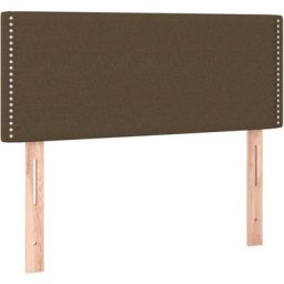 Tête de lit Marron Foncé 90x5x78/88 cm Tissu Vidaxl Dark brown