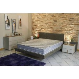 Matelas Bambou 200x200 x 23 cm - Ferme - Noyau Poli Lattex hr Derniére Génération - Trés Respirant