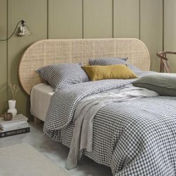 Tête de lit en rotin 180 cm - Naturel