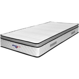 Lot de 2 Matelas marie a Ressorts + 3 cm Latex Naturel à 70 % en 75 Kg/m3 - 70x190 Hauteur +/- 25