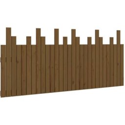Vidaxl - Tête de lit murale Marron miel 185x3x80 cm Bois massif de pin marron miel
