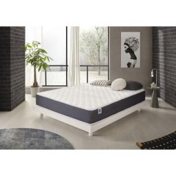 Naturalex - Matelas ergolatex 150x200 cm - Très épais 30 cm - Mousse à mémoire hr, Blue Latex,