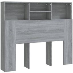 Armoire de tête de lit Sonoma gris 120x19x103,5 cm vidaXL - Grey sonoma