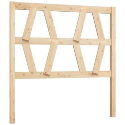 Tête de lit 106x4x100 cm Bois massif de pin Vidaxl Marron
