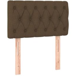 Tête de lit Marron Foncé 80x7x78/88 cm Tissu Vidaxl Dark brown