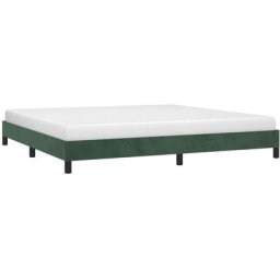 Vidaxl - Cadre de lit Vert foncé 200x200 cm Velours