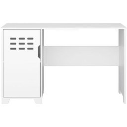 Loke Bureau avec 1 porte, blanc laqué. - Blanc