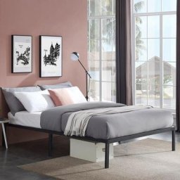 Sommier 160x200cm - Cadre de Lit - pour Adultes, Enfants et Adolescents - Support de Matelas