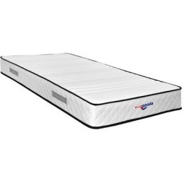 Matelas mathieu a Ressorts + 3 cm de Latex 75 Kg/m3 - 160x200 Hauteur +/- 20 cm - Accueil Moelleux
