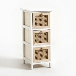 Cadeaux Miguel - Meubles d appoint - Commode étroite à 4 tiroirs Carvy