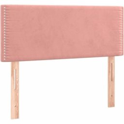 Vidaxl - Tête de lit à led Rose 80x5x78/88 cm Velours Rose
