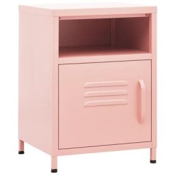 Table de chevet Rose 35x35x51 cm Acier Vidaxl Rose
