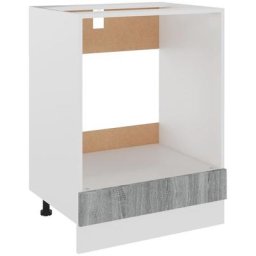 Vidaxl - Armoire à four Sonoma gris 60x46x81,5 cm Bois d'ingénierie Sonoma gris