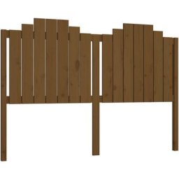 Vidaxl - Tête de lit Marron miel 156x4x110 cm Bois massif de pin marron miel