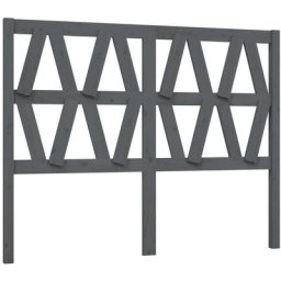 Tête de lit Gris 166x4x100 cm Bois massif de pin Vidaxl Gris