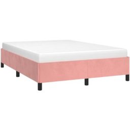 Vidaxl - Cadre de lit Rose 140x200 cm Velours Rose