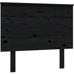 Vidaxl - Tête de lit Noir 94x6x82,5 cm Bois massif de pin Noir