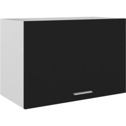 Armoire suspendue | Armoire de cuisine Meuble haut de Cuisine Noir 60x31x40 cm Aggloméré 44424