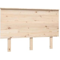Vidaxl - Tête de lit 124x6x82,5 cm Bois massif de pin Marron