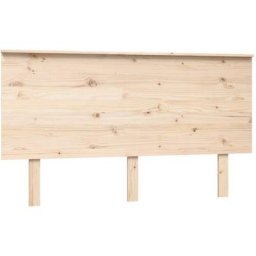 Vidaxl - Tête de lit 144x6x82,5 cm Bois massif de pin Marron