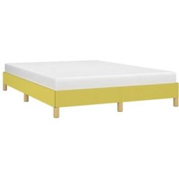 Cadre de lit Vert 140x190 cm Tissu Vidaxl Vert