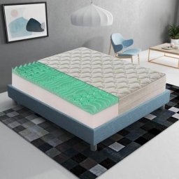 Ilovesleep - Matelas 180x200 à mémoire de forme avec 5 cm de mémoire à 9 zones différenciées