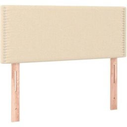 Tête de lit Crème 90x5x78/88 cm Tissu Vidaxl Cream