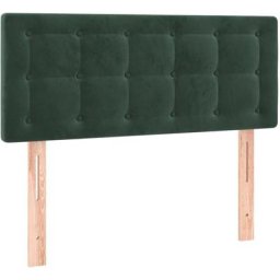 Tête de lit Vert foncé 100x5x78/88 cm Velours vidaXL - Dark green