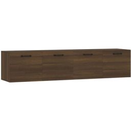 Armoires murales 2pcs Chêne brun 60x36,5x35cm Bois d'ingénierie Vidaxl Chêne marron