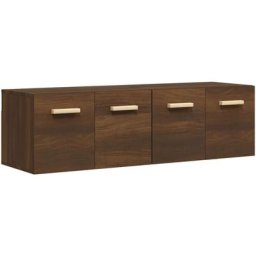 Armoires murales 2pcs Chêne brun 60x36,5x35cm Bois d'ingénierie Vidaxl Chêne marron