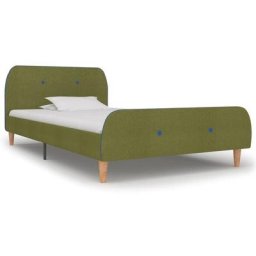 Cadre de lit Vert Tissu 90 x 200 cm Vidaxl Green
