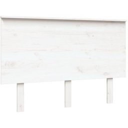 Vidaxl - Tête de lit Blanc 124x6x82,5 cm Bois massif de pin Blanc