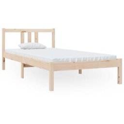 Vidaxl - Cadre de lit Bois massif 90x190 cm Simple Marron