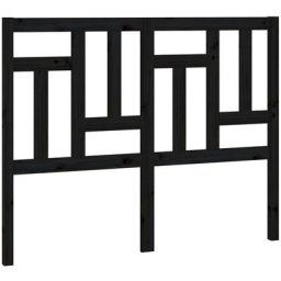Vidaxl - Tête de lit Noir 165,5x4x100 cm Bois massif de pin Noir