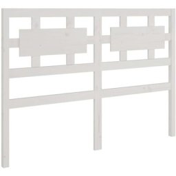 Vidaxl - Tête de lit Blanc 145,5x4x100 cm Bois massif de pin Blanc