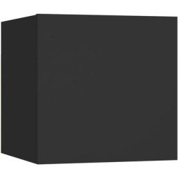 Table de chevet Noir 30,5x30x30 cm Aggloméré Vidaxl Noir