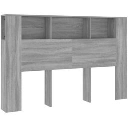 Armoire de tête de lit Sonoma gris 160x18,5x104,5 cm vidaXL - Sonoma gris