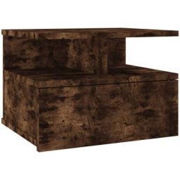 Table de chevet flottante Chêne fumé 40x31x27 cm Vidaxl Chêne fumé
