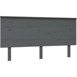 Tête de lit Gris 154x6x82,5 cm Bois massif de pin vidaXL - Gris