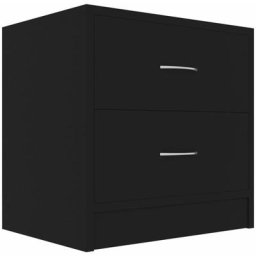 Table de chevet Noir 40 x 30 x 40 cm Aggloméré Vidaxl Noir