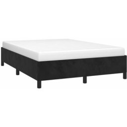 Vidaxl - Cadre de lit Noir 140x190 cm Velours Noir