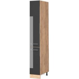 Vicco - Armoire ""Fame-Line"" 30cm chêne/anthracite brilliant