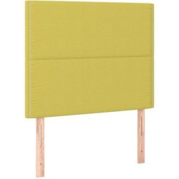 Vidaxl - Têtes de lit 2 pcs Vert 90x5x78/88 cm Tissu Green
