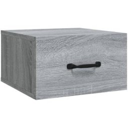 Table de chevet murale Sonoma gris 35x35x20 cm Vidaxl Sonoma gris