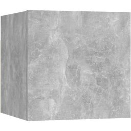 Table de chevet Gris béton 30,5x30x30 cm Aggloméré vidaXL - Gris béton