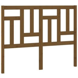 Tête de lit Marron miel 125,5x4x100 cm Bois massif de pin vidaXL - marron miel