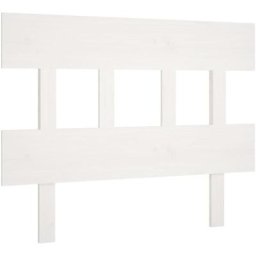 Vidaxl - Tête de lit Blanc 103,5x3x81 cm Bois massif de pin Blanc