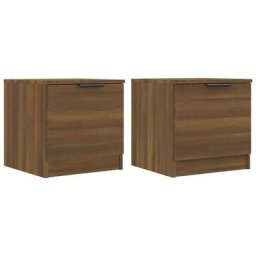 Tables de chevet 2 pcs Chêne marron 40x39x40 cm Vidaxl Chêne marron