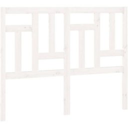 Vidaxl - Tête de lit Blanc 145,5x4x100 cm Bois massif de pin Blanc