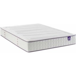 Matelas Merinos ressorts ensachés et mémoire de forme Beauty Bed 160x200 - Blanc